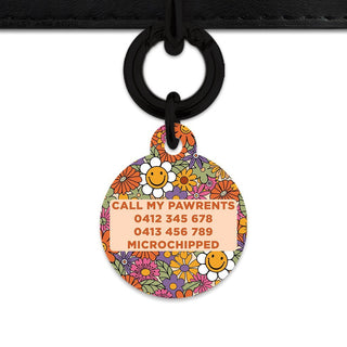 Bailey And Bone Pet ID Tags Groovy Garden Pet Tag
