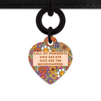 Bailey And Bone Pet ID Tags Groovy Garden Pet Tag