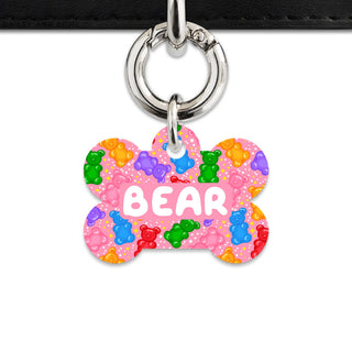 Bailey And Bone Pet ID Tags Light Pink Gummy Bears Pet Tag