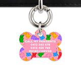 Bailey And Bone Pet ID Tags Light Pink Gummy Bears Pet Tag