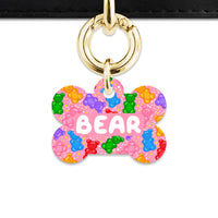 Bailey And Bone Pet ID Tags Light Pink Gummy Bears Pet Tag