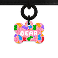Bailey And Bone Pet ID Tags Light Pink Gummy Bears Pet Tag