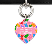 Bailey And Bone Pet ID Tags Light Pink Gummy Bears Pet Tag