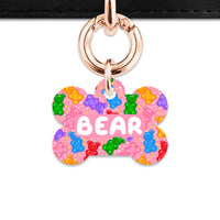 Bailey And Bone Pet ID Tags Light Pink Gummy Bears Pet Tag