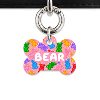 Bailey And Bone Pet ID Tags Light Pink Gummy Bears Pet Tag