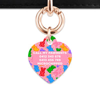 Bailey And Bone Pet ID Tags Light Pink Gummy Bears Pet Tag