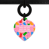 Bailey And Bone Pet ID Tags Light Pink Gummy Bears Pet Tag