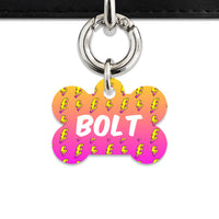 Bailey And Bone Pet ID Tags Lightning Bolts Pet Tag