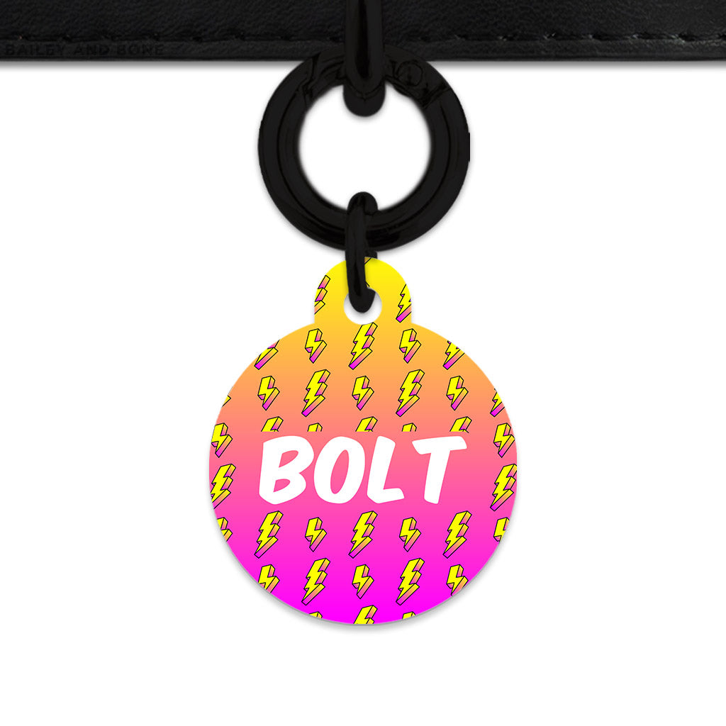 Bailey And Bone Pet ID Tags Lightning Bolts Pet Tag