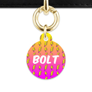 Bailey And Bone Pet ID Tags Lightning Bolts Pet Tag