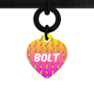 Bailey And Bone Pet ID Tags Lightning Bolts Pet Tag