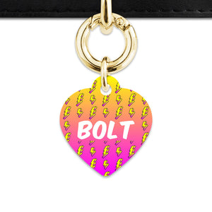 Bailey And Bone Pet ID Tags Lightning Bolts Pet Tag