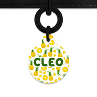 Bailey And Bone Pet ID Tags Pineapple Pattern Pet Tag