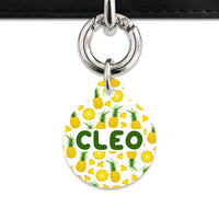 Bailey And Bone Pet ID Tags Pineapple Pattern Pet Tag