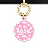 Bailey And Bone Pet ID Tags Pink Sky Pet Tag