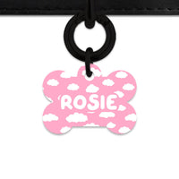 Bailey And Bone Pet ID Tags Pink Sky Pet Tag