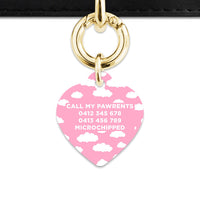 Bailey And Bone Pet ID Tags Pink Sky Pet Tag