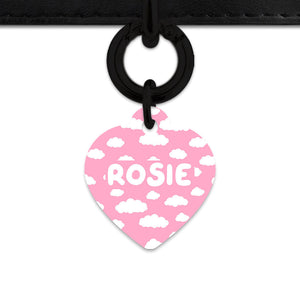 Bailey And Bone Pet ID Tags Pink Sky Pet Tag