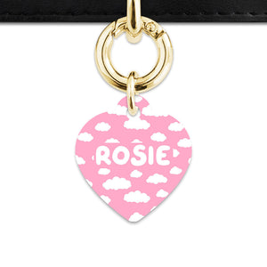 Bailey And Bone Pet ID Tags Pink Sky Pet Tag