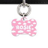 Bailey And Bone Pet ID Tags Pink Sky Pet Tag