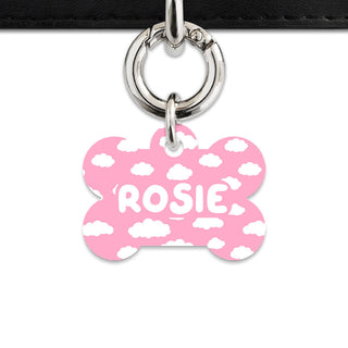 Bailey And Bone Pet ID Tags Pink Sky Pet Tag