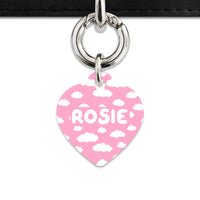 Bailey And Bone Pet ID Tags Pink Sky Pet Tag