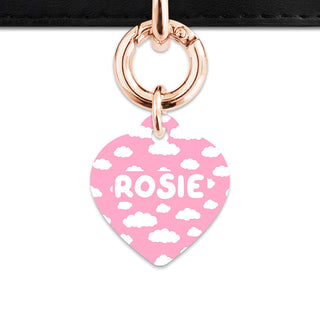 Bailey And Bone Pet ID Tags Pink Sky Pet Tag
