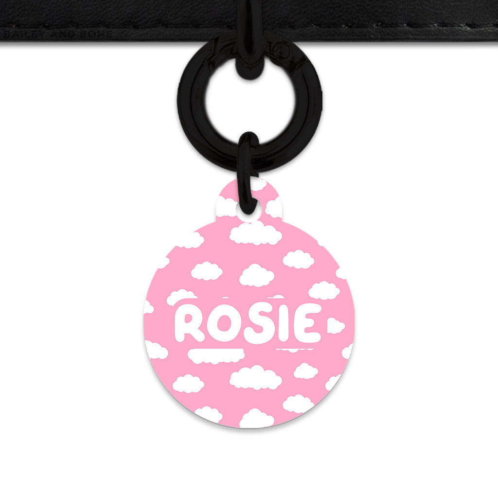 Bailey And Bone Pet ID Tags Pink Sky Pet Tag