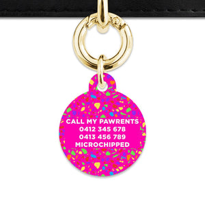 Bailey And Bone Pet ID Tags Rainbow Terrazzo Pet Tag
