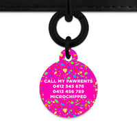 Bailey And Bone Pet ID Tags Rainbow Terrazzo Pet Tag
