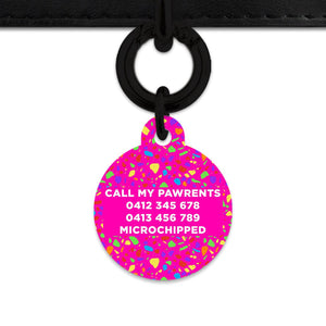Bailey And Bone Pet ID Tags Rainbow Terrazzo Pet Tag