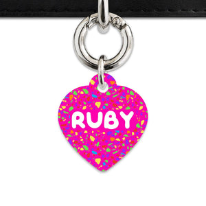 Bailey And Bone Pet ID Tags Rainbow Terrazzo Pet Tag