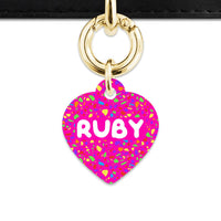 Bailey And Bone Pet ID Tags Rainbow Terrazzo Pet Tag
