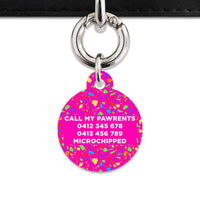 Bailey And Bone Pet ID Tags Rainbow Terrazzo Pet Tag