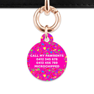 Bailey And Bone Pet ID Tags Rainbow Terrazzo Pet Tag