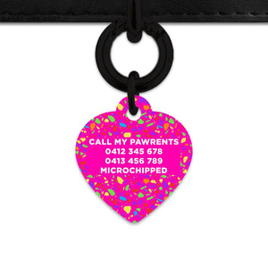 Bailey And Bone Pet ID Tags Rainbow Terrazzo Pet Tag