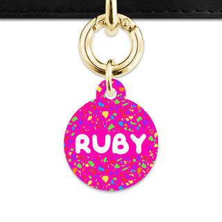 Bailey And Bone Pet ID Tags Rainbow Terrazzo Pet Tag