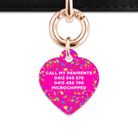 Bailey And Bone Pet ID Tags Rainbow Terrazzo Pet Tag