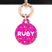 Bailey And Bone Pet ID Tags Rainbow Terrazzo Pet Tag