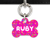 Bailey And Bone Pet ID Tags Rainbow Terrazzo Pet Tag