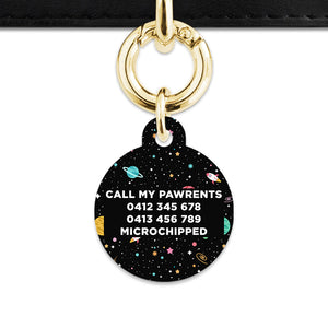 Bailey And Bone Pet ID Tags Space Galaxy Pet Tag