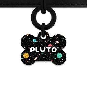 Bailey And Bone Pet ID Tags Space Galaxy Pet Tag