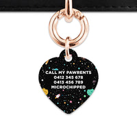 Bailey And Bone Pet ID Tags Space Galaxy Pet Tag