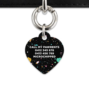 Bailey And Bone Pet ID Tags Space Galaxy Pet Tag