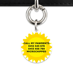 Bailey And Bone Pet ID Tags Sunny Sunshine Pet Tag