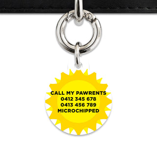 Bailey And Bone Pet ID Tags Sunny Sunshine Pet Tag