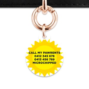 Bailey And Bone Pet ID Tags Sunny Sunshine Pet Tag