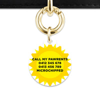 Bailey And Bone Pet ID Tags Sunny Sunshine Pet Tag