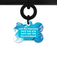 Bailey And Bone Pet Tag Abstract Crayon Pet Tag