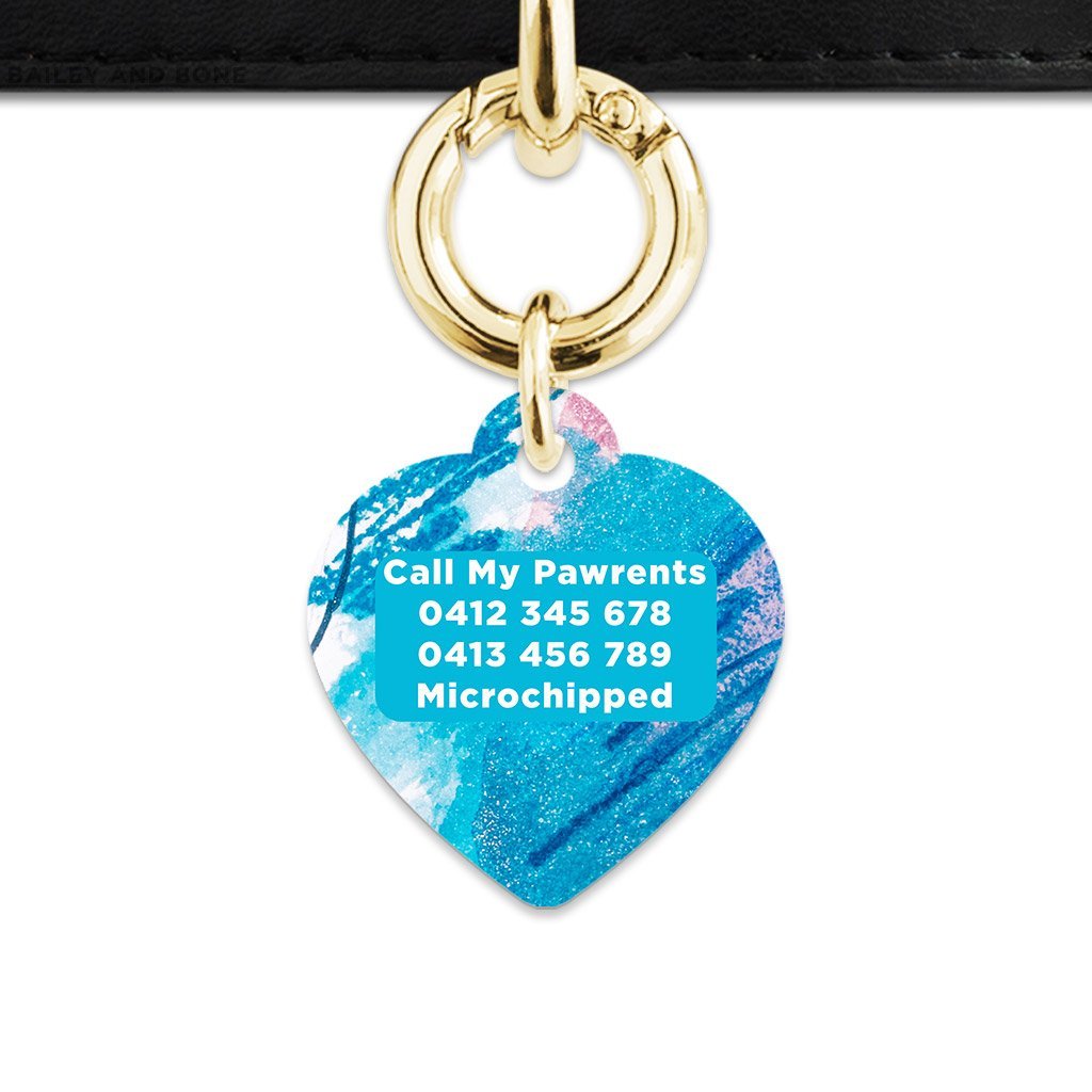 Bailey And Bone Pet Tag Abstract Crayon Pet Tag